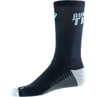 ASICS PERFORMANCE RUN CREW Socken - midnihgt-bright cyan