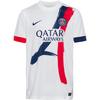 Nike Paris Saint-Germain 24-25 Ausw&auml;rts Teamtrikot Kinder - white-midnight navy-midnight navy
