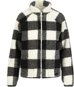 Blutsgeschwister Smoochy Woods Kunstfelljacke Damen vegas quilted check