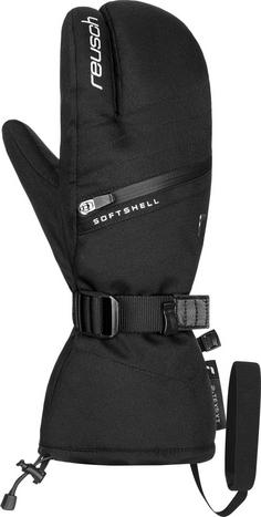 Rückansicht von Reusch Demi R-TEX® XT Skihandschuhe Damen black-silver