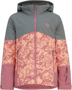 Ziener AMAJA Skijacke Kinder rose blossom camo