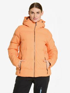 Rückansicht von Ziener Trava Skijacke Damen apricot