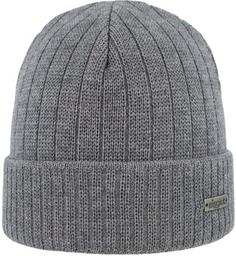 Eisglut Merino MILANG MERINO Beanie Herren grau melange