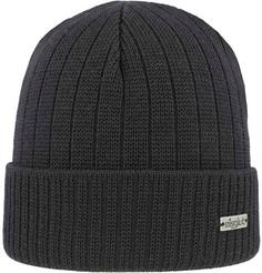 Eisglut Merino MILANG MERINO Beanie Herren schwarz