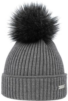 Eisglut Merino SHELLYL MERINO Beanie Damen grau melange