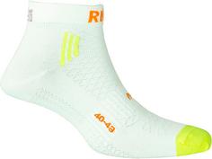 Rückansicht von P.A.C. Reflectiv Fahrradsocken Damen neon yellow-white