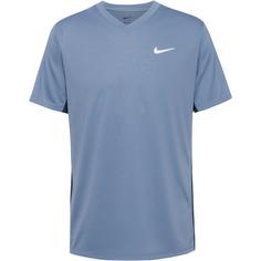 Nike Court Victory Tennisshirt Herren ashen slate-thunder blue-white