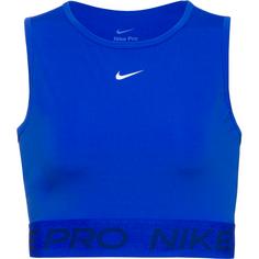 Nike PRO DRI FIT 365 Croptop Damen hyper blue-deep royal-white