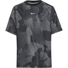 Nike Dri-Fit Multi Funktionsshirt Kinder black-white