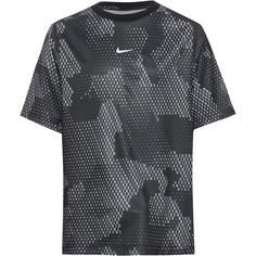 Nike Dri-Fit Multi Funktionsshirt Kinder black-white