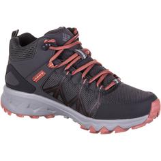 Rückansicht von Columbia PEAKFREAK™ II MID OUTDRY™ Wanderschuhe Damen dark grey-dark coral