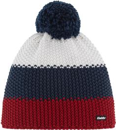 Eisbär STAR POMPON Bommelmütze Herren burgund-dark cobalt-white