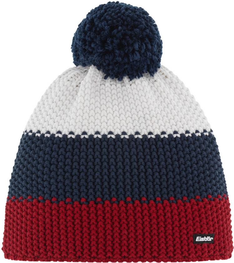 Eisb&auml;r Eisb&auml;r STAR POMPON Bommelm&uuml;tze Herren - burgund-dark cobalt-white - 0 | SportScheck
