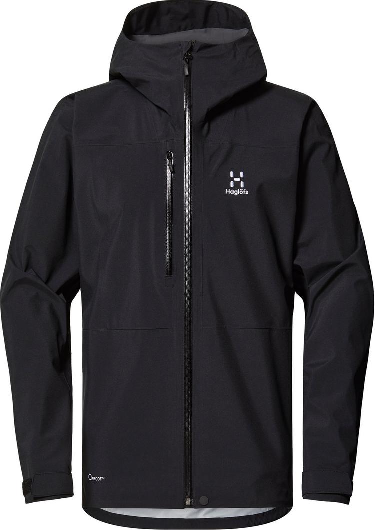 Hagl&ouml;fs Hagl&ouml;fs Front Proof Hardshelljacke Herren - true black - 0 | SportScheck