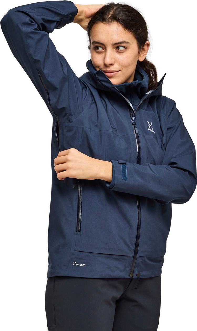 Hagl&ouml;fs Hagl&ouml;fs Front Proof Hardshelljacke Damen - tarn blue - 4 | SportScheck