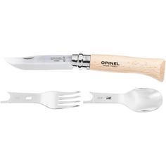 OPINEL PICNIC PLUS. 4-teilig Besteck buche