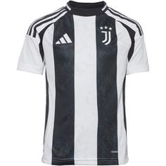 adidas Juventus Turin 24-25 Heim Fußballtrikot Kinder white-black