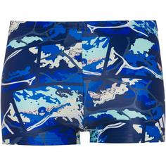 adidas WAVE AOP Badeshorts Kinder dark blue