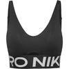 Nike INDY PLUNGE BH Damen - black-white-white