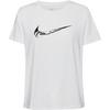 Nike SWOOSH Funktionsshirt Damen - white-black