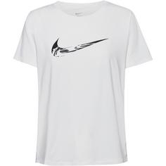 Nike SWOOSH Funktionsshirt Damen white-black