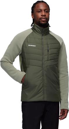 Rückansicht von Mammut Innominata Hybrid Fleecejacke Herren marsh-dark marsh