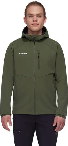 Rückansicht von Mammut Ultimate Comfort Softshelljacke Herren dark marsh