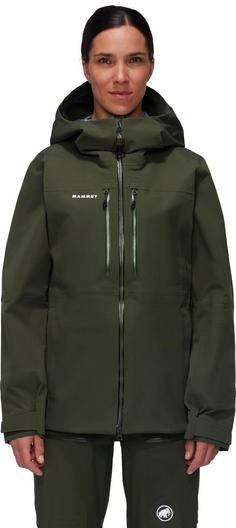 Rückansicht von Mammut Stoney Skijacke Damen dark marsh