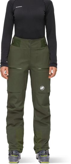 Rückansicht von Mammut Stoney Skihose Damen dark marsh