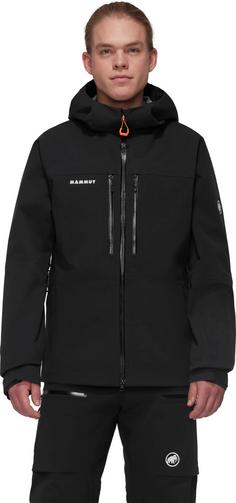 Rückansicht von Mammut Stoney Skijacke Herren black