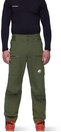 Rückansicht von Mammut Stoney Skihose Herren dark marsh