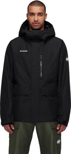 Rückansicht von Mammut Fall Line Skijacke Herren black