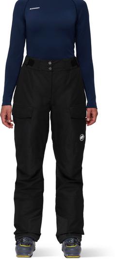 Rückansicht von Mammut Fall Line Skihose Damen black