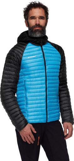 Rückansicht von Mammut Aenergy Daunenjacke Herren glacier blue-black