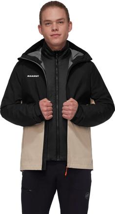 Rückansicht von Mammut Alto Light 3 in 1 Doppeljacke Herren savannah-black