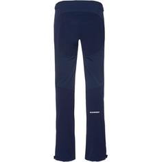 Rückansicht von Mammut Courmayeur Softshellhose Damen marine