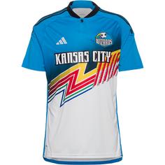 adidas Kansas City 24-25 3rd Fußballtrikot Herren white-shock cyan