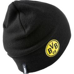 Rückansicht von PUMA Borussia Dortmund Beanie puma black-faster yellow