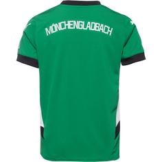 Rückansicht von PUMA Borussia Mönchengladbach 24-25 Auswärts Fußballtrikot Kinder archive green-puma white