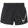 Nike SWOOSH Laufshorts Damen - black-white