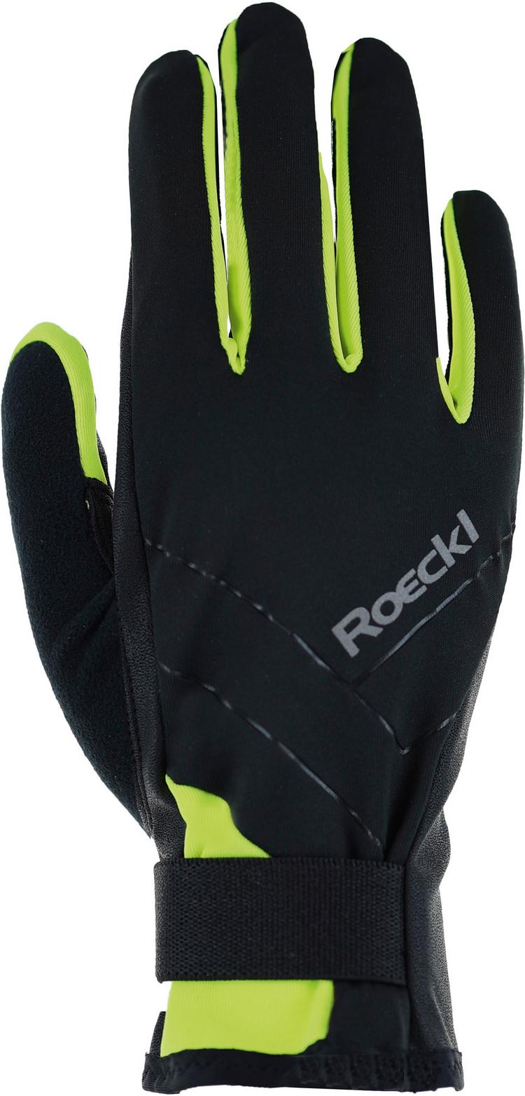 Roeckl Roeckl Lillby 2 Handschuh - black-fluo yellow - 0 | SportScheck