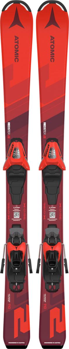 ATOMIC REDSTER J2 100-120 + C 5 GW 24/25 Carving Ski Kinder red