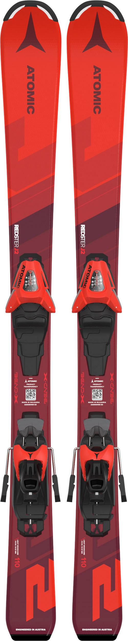 ATOMIC REDSTER J2 100-120 + C 5 GW 24/25 Carving Ski Kinder
