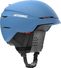 Rückansicht von ATOMIC Savor Skihelm blue