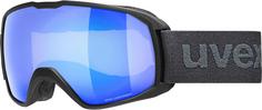 Uvex Xcitd CV Skibrille black matt-blue-green