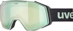 Uvex gravity FM Skibrille oxid green matt