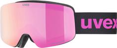 Uvex pwdr FM Skibrille Kinder black matt-pink clear