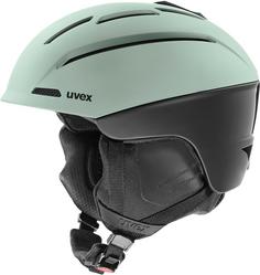 Uvex gravitate Skihelm oxid green-black matt