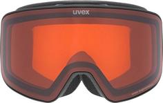 Rückansicht von Uvex pyrit LG Skibrille black-orange