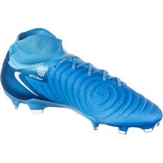 Rückansicht von Nike PHANTOM LUNA II PRO FG Fußballschuhe Herren blue fury-white